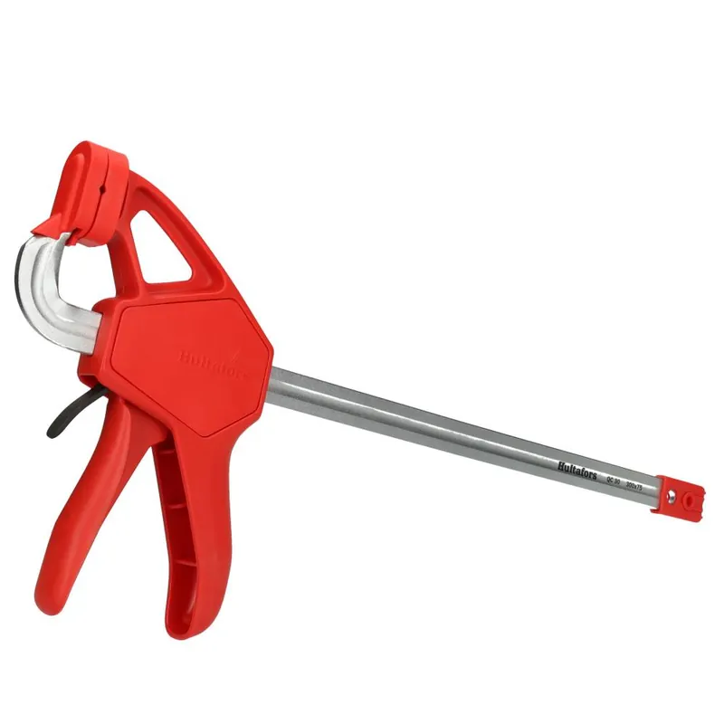 Alleen vandaag - Hultafors eenhands lijmklem met snelspanner gesmeed QCX 30 rood 300mm/75mm