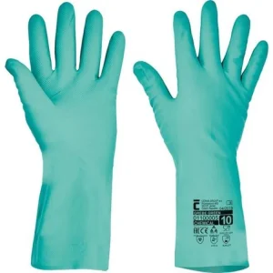 Cerva Grebe chemisch bestendige handschoen 0,38mm nitril maat 10 - Net gelanceerd