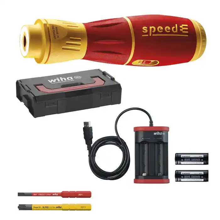 Topprijs | Wiha Speed-E II Electric Schroevendraaierset met slimBits, 7-delig