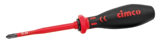 Cimco kruiskopschroevendraaier SLIM PH2 1000V VDE 195mm - Populair