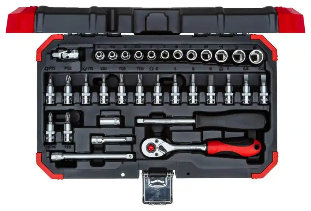 GEDORE RED dopsleutelset 1/4" 4-13mm 33-delig - Prijs verlaagd