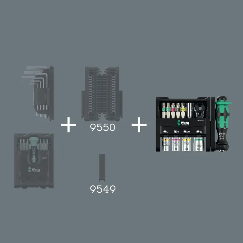 Wera Tool-Check Modular 1 gereedschapsset 21-delig | Premiumkwaliteit