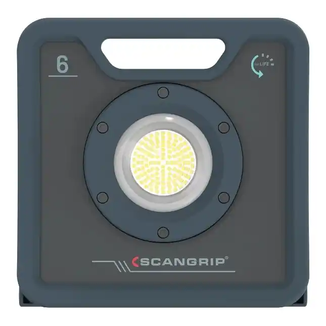 Scangrip bouwlamp LED 6000lm 41W IP67 5 meter - Rechtstreeks uit de fabriek