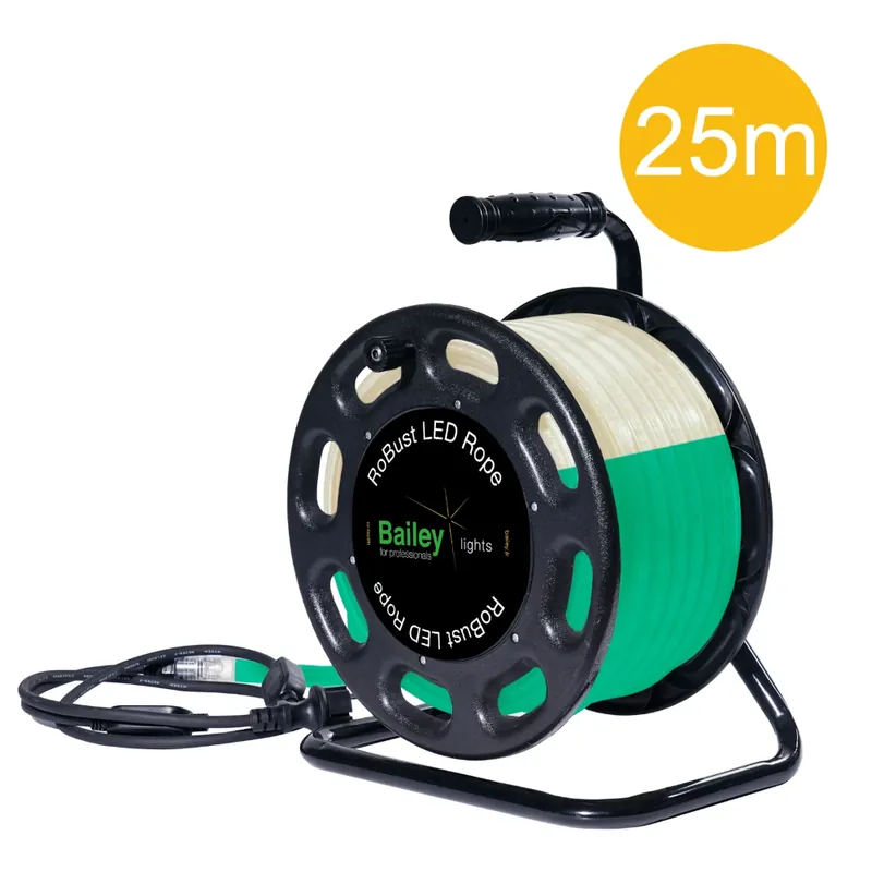Bailey RoBust LED Rope SafeGlow 12W/m 1000lm/m 6500K - 25 meter op haspel - Speciale deal