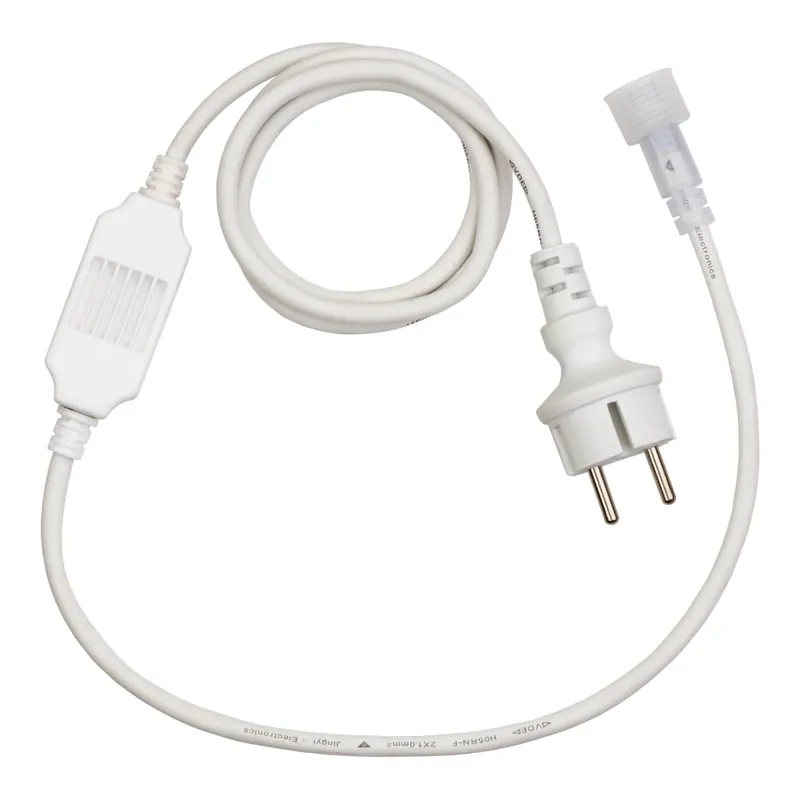 Premium | Bailey stroom verbindingskabel 2A 230V voor LED Rope 360° - 1.5 meter