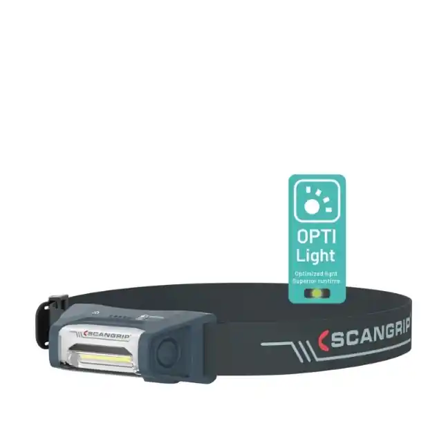 Scangrip LED hoofdlamp 400lm IP65 oplaadbaar - Prijsverlaging