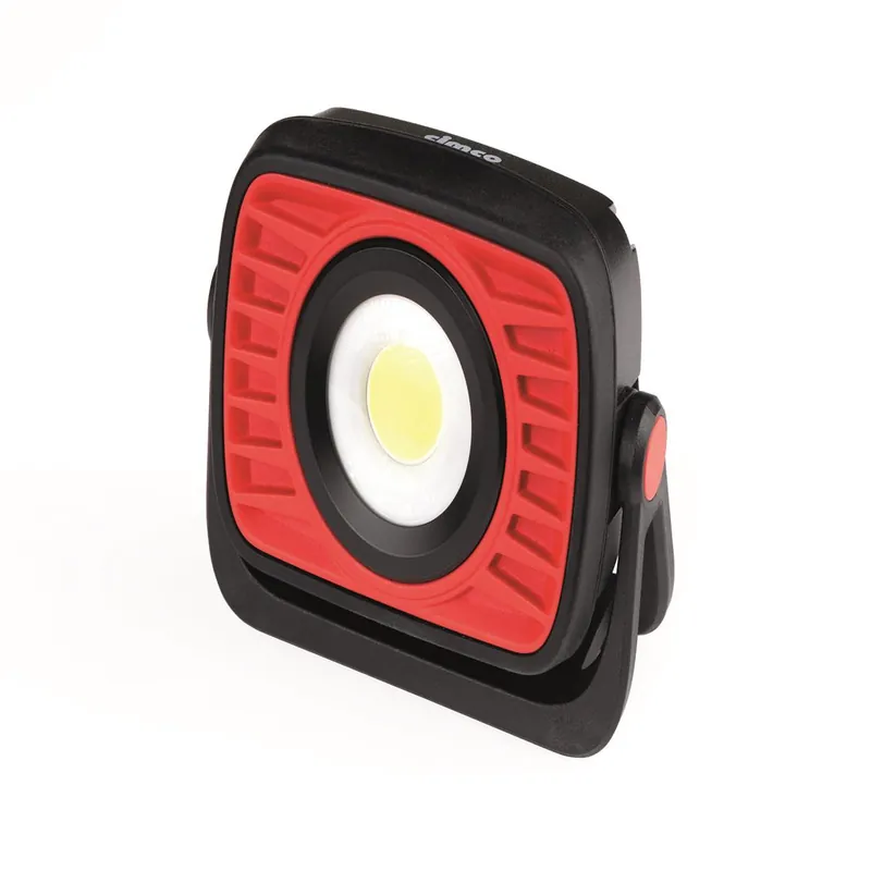 Cimco accu werklamp bouwlamp compact 6500K 1500lm dimbaar met powerbank uitgang IP54/IK07 | Net binnen