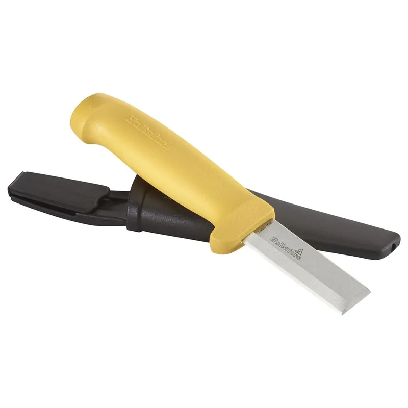 Hultafors beitelmes carbonstaal STK met holster | Extra korting