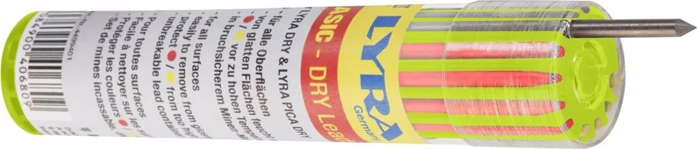 Kadeem reservestiften 6x grafiet 3x rood 3x geel | Topdeal