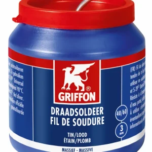 GRIFFON draadsoldeer tin/lood 40/60 massief diameter 3mm pot 500gr | Favoriet van klanten