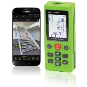 Net gelanceerd | Elma laser afstandsmeter met bluetooth 0-80 meter
