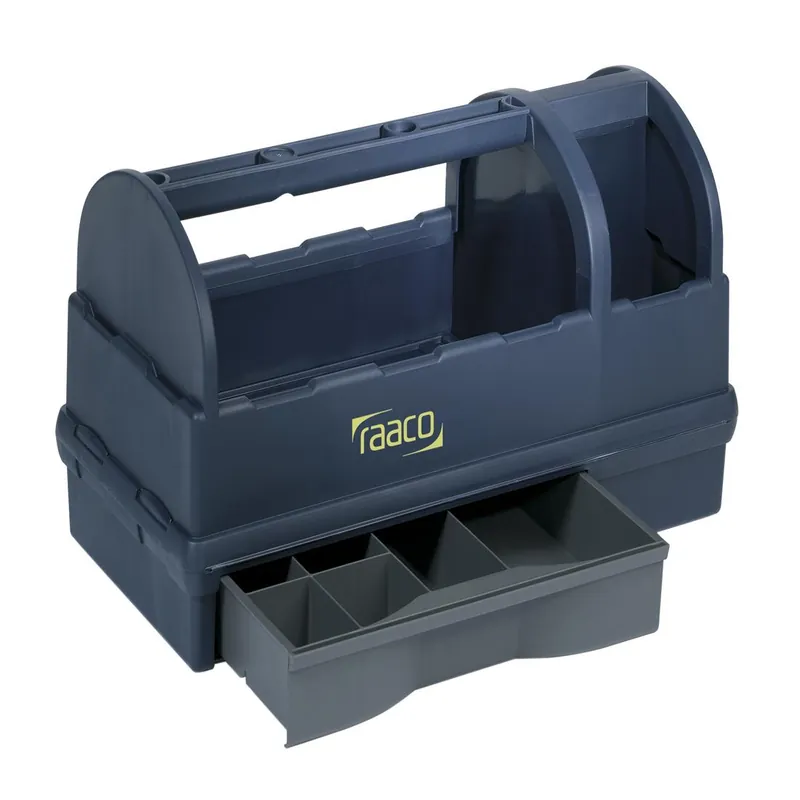 Bespaar meer | RAACO gereedschapsbak toolbox met lade 476x230x228mm - blauw
