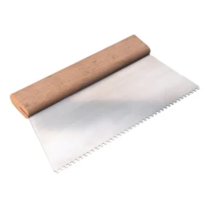 Extra korting - Melkmeisje lijmkam met houten greep 150mm 6x6x6mm
