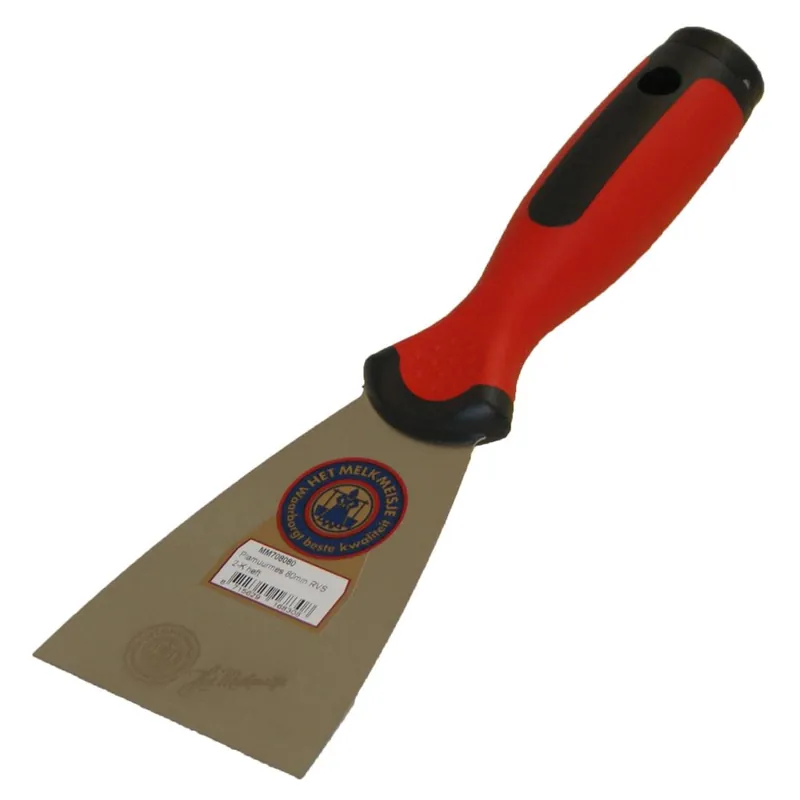 Melkmeisje plamuurmes RVS 120mm met 2-componenten handvat - Veel voordeel
