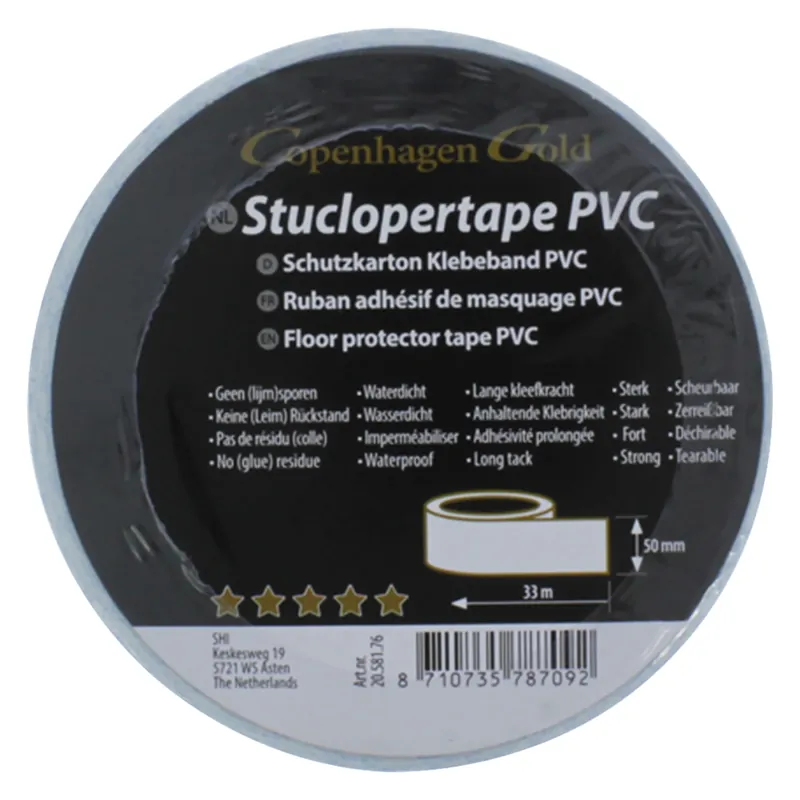 Zojuist toegevoegd | Copenhagen Pro Stuclopertape 50 mm x 33 m wit