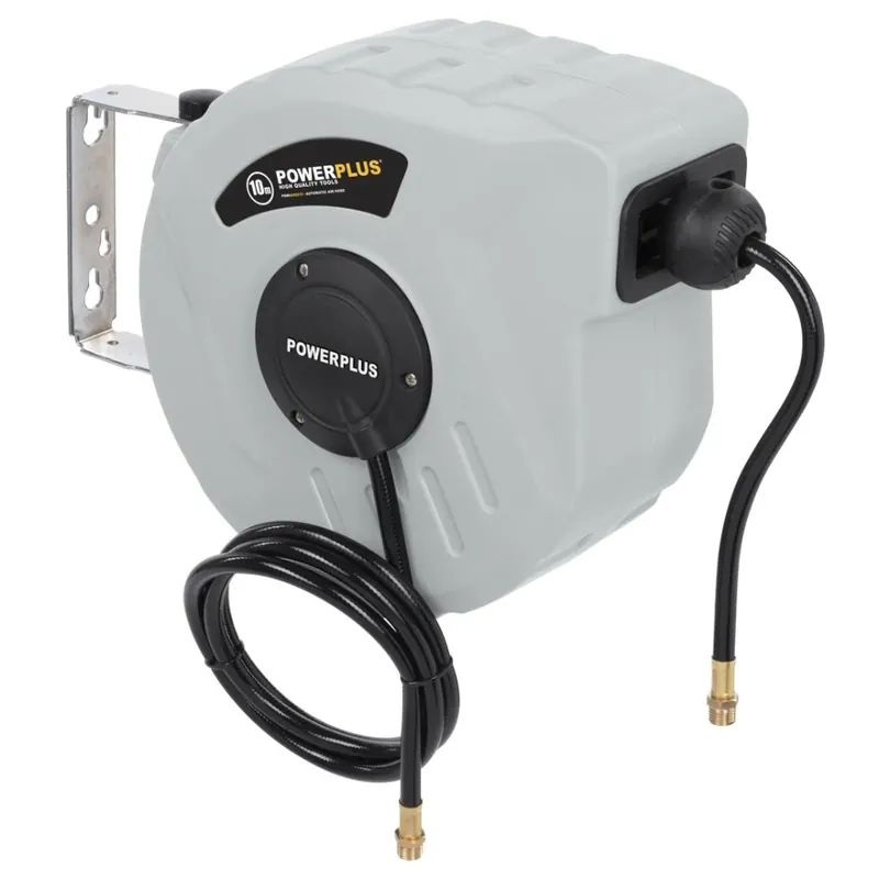 Bespaar meer | PowerPlus luchtslanghaspel voor compressor max 12 bar 10 meter