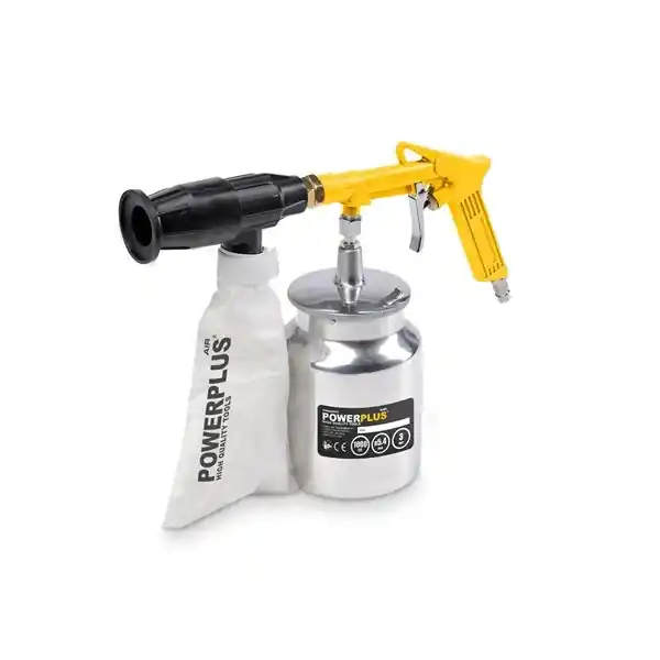 Korting | PowerPlus zandstraler Pneumatisch 170L/min 1000ml