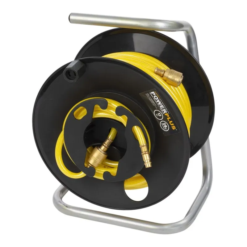 Aanrader - PowerPlus luchtslanghaspel voor compressor max 17 bar 20 meter