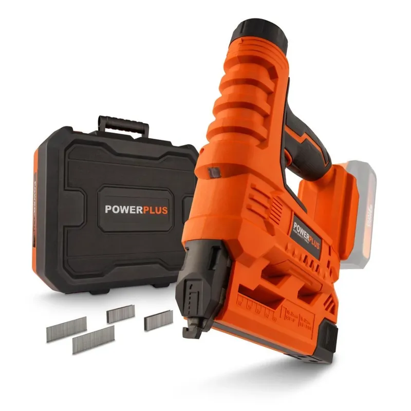 Bespaar nu | PowerPlus accu afwerktacker en nietapparaat Dual Power 20V basic body