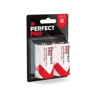 PerfectPro Oplaadbare D batterijen NiMH 8000 mAh - 2 stuks - Direct bestellen