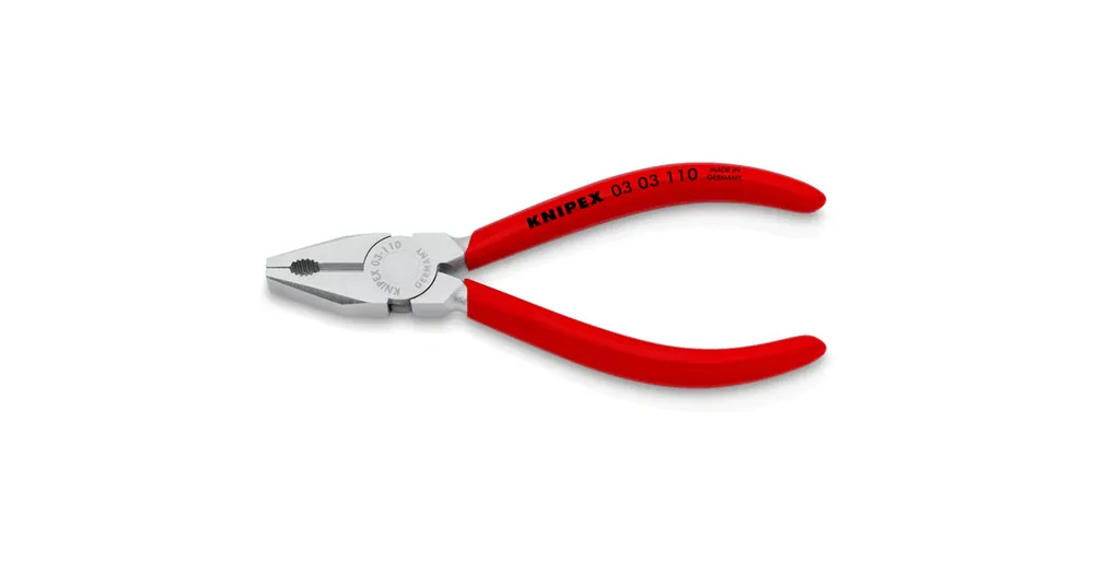 KNIPEX Mini-Kombitang combinatietang (Rood) | Hoge kwaliteit
