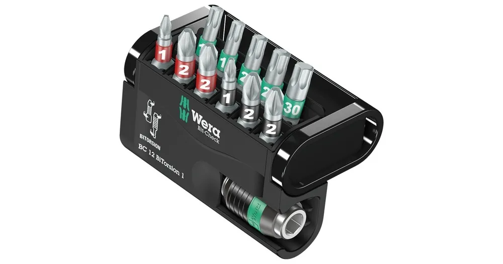 Goed beoordeeld - Wera Bit-Check 12 BiTorsion 1 bitset (12-delig)