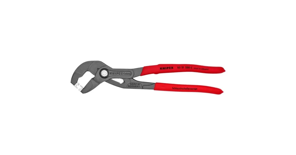 Nieuwe release - KNIPEX Slangklemtang 85 51 250 C (Rood)