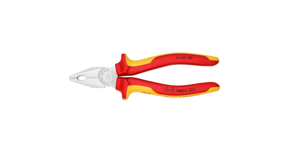 Sale | KNIPEX Combitang 03 06 180 combinatietang (Rood/geel, VDE-getest)