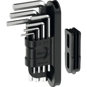 Wera Tool-Check Modular stiftsleutel Hex-Plus 1, 7‑delig | Net binnen