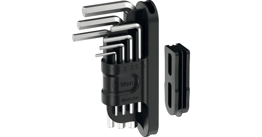 Wera Tool-Check Modular stiftsleutel Hex-Plus 1, 7‑delig | Net binnen