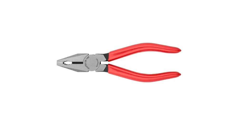 KNIPEX Kombitang 03 01 160 combinatietang (Rood) | Premiumkwaliteit