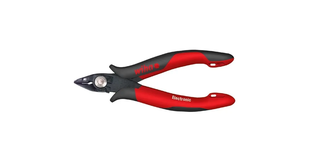 Koopje | Wiha Zijkniptang Electronic (Rood/zwart)
