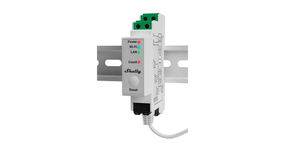 Shelly Pro 3EM-120A energiebesparing (Grijs) | Outlet