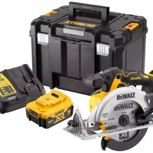 Zolang de voorraad strekt - DeWALT DCS565P2-QW 18V Li-ion XR accu cirkelzaag set (2x 5.0Ah) in TSTAK - 165mm