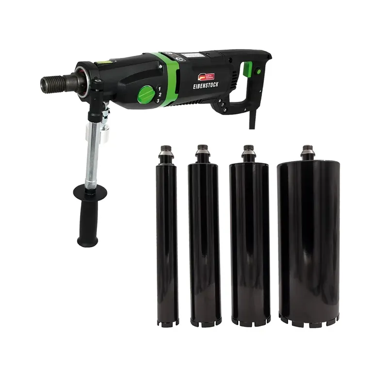 Hoog gewaardeerd - Eibenstock ETN 162/3 Set A2 Diamantboormachine in koffer - 2200W - met dunw. boren 41/61/81/130