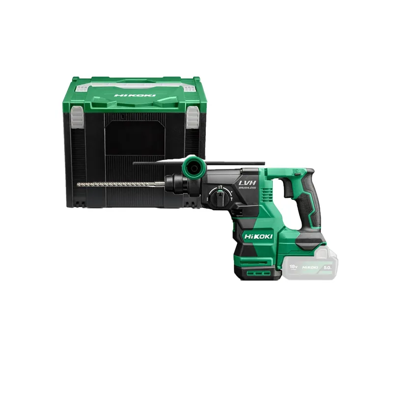 Outlet - HiKOKI DH1826DAW2Z 18V Li-ion accu SDS-PLUS boor-/breekhamer body in HSC II Koffer - 3,2J