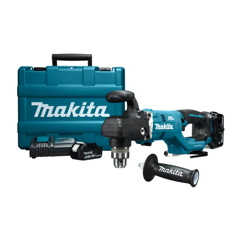 Aanbieding | Makita DDA450RTE 18V Li-Ion accu haakse boormachine set (2x 5,0Ah) in koffer - 13mm - koolborstelloos