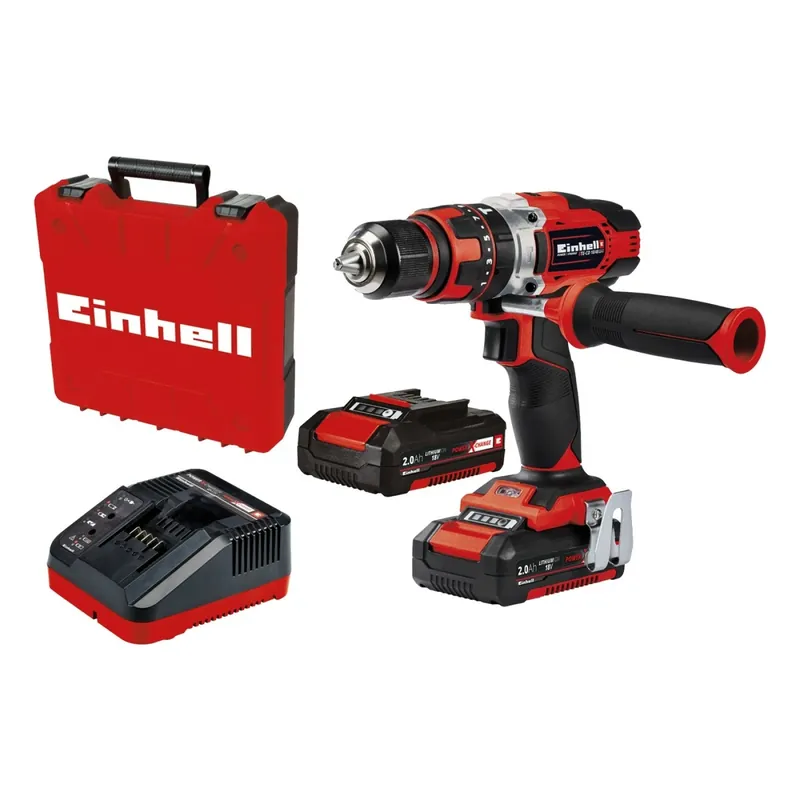 Einhell TE-CD 18/48 Li-i Kit 18V Li-Ion accu klopboor- /schroefmachine set (2x 2,0Ah accu) in koffer | Expreslevering