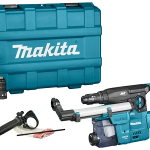 Actie - Makita HR009GZ02 XGT 40V Max Combihamer body met stofafzuiging in kunststof koffer - 3,9 J
