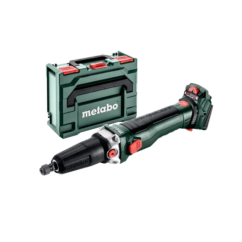 Veel gekozen - Metabo GVB 18 LTX BL 11-28 18V Li-Ion accu rechte slijper body in MetaBox - 6mm - 8000 - 28000 /min