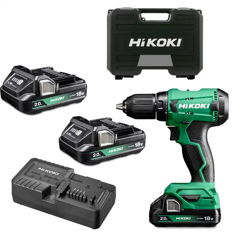HiKOKI DS18DAWCZ 18V Li-ion Accu boor-schroefmachine set (2x2,0Ah) in koffer | Voeg toe aan winkelwagen