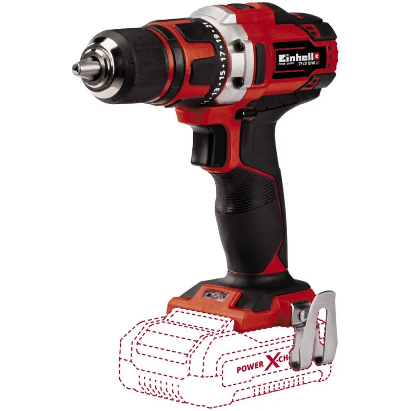 Actieprijs - Einhell TE-CD 18/40 Li Solo 18V Li-Ion accu boor-/ schroefmachine body