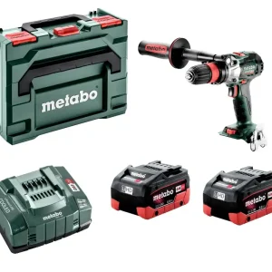 Bestel nu - Metabo GB 18 LTX BL Q I 18V Li-ion accu boor-/schroefmachine set (2 x 5.5Ah LiHD accu) in metaBOX - koolborstelloos