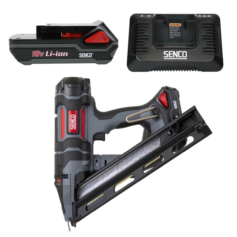 Nieuwe release | Senco Fusion F-15XP 18V Li-Ion accu DA spijker tacker set (1x 1,5Ah) - 32-65mm