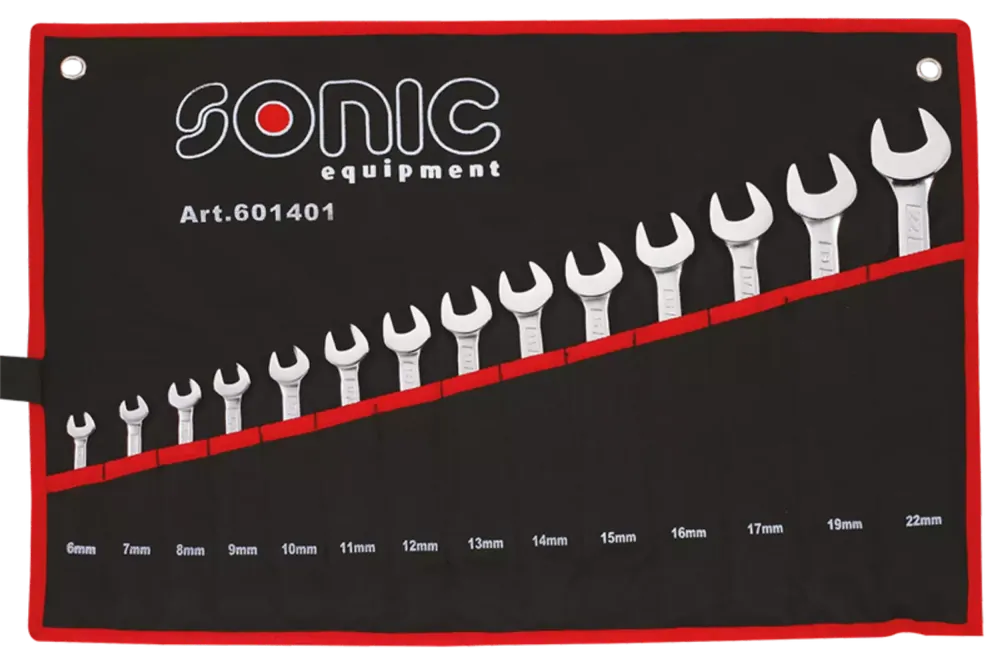 Sonic 601401 Ringsteeksleutel set in etui - 14 delig - Bestseller