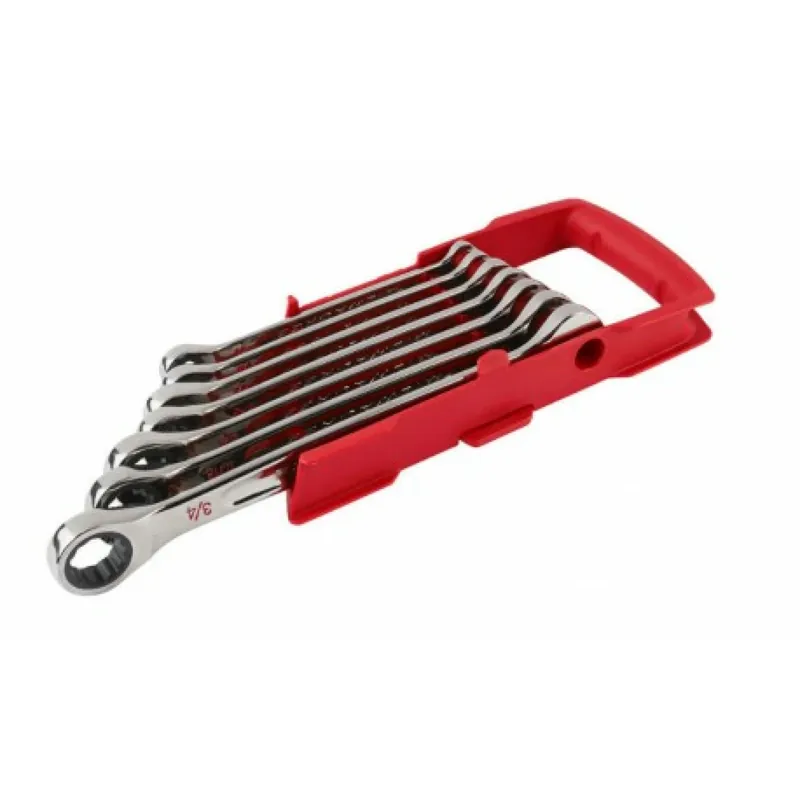 Korting | Milwaukee 4932464993 7-delige Ratelsleutelset - 8-17mm
