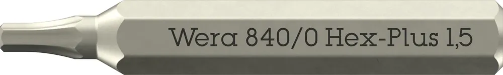 Scherp geprijsd | Wera 05058110001 840/0 Hex Plus Micro Bit - 1,5 x 30mm