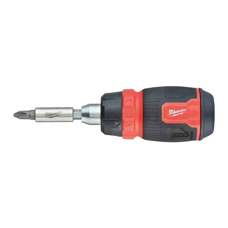 Milwaukee 4932480581 Bitschroevendraaier - 8 in 1 compacte ratelend multi-bit | Actie loopt bijna af