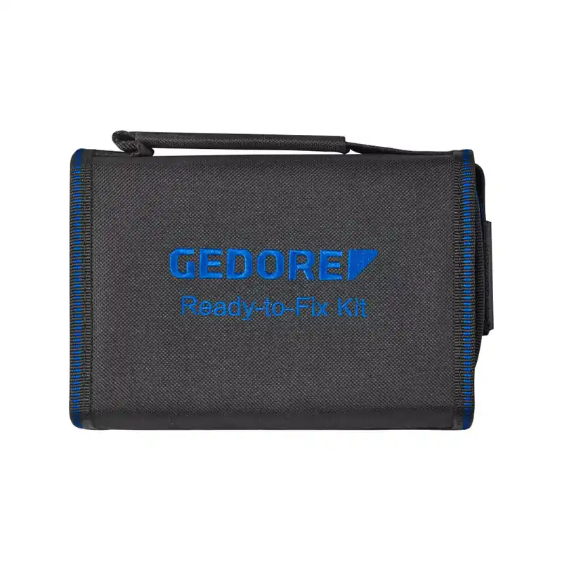 Zolang de voorraad strekt - Gedore 3543889 43-delige Ratel- en doppenset Ready to Fix in etui - 1/4"
