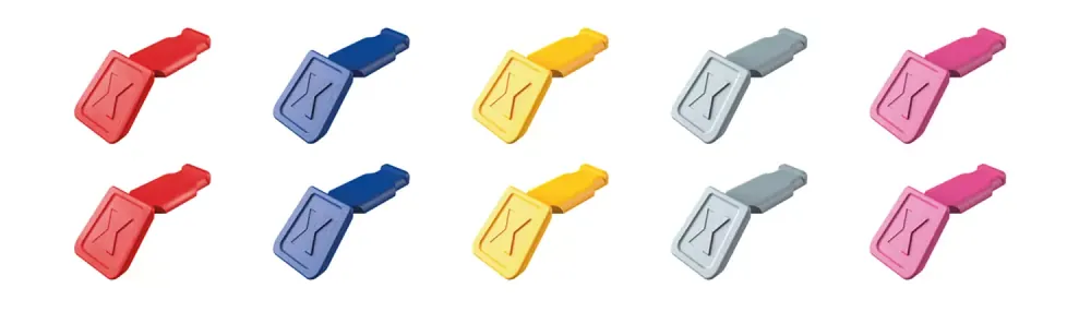 Aanbieding loopt bijna af - Knipex 00 61 10 C V01 ColorCode clips kleurenmix 1 (10st)